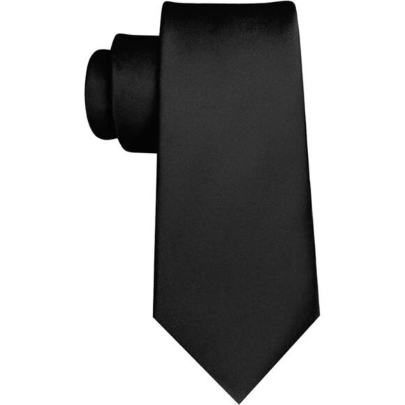 Solid Color Tie Mens Necktie for Business and Wedding - Picture 3 of 7